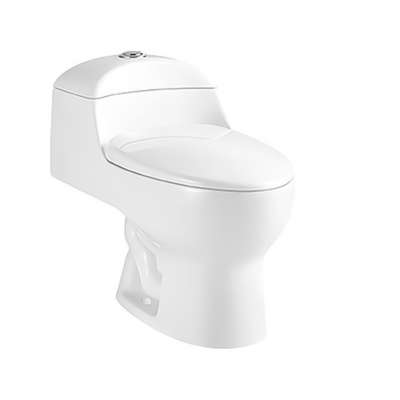 High quality modern simple good price bathroom sanitary ware ceramics s-trap siphonic one piece toilet