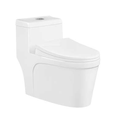 Hot sale sanitary ware luxury China chaozhou factory direct price  siphonic Wc ceramic one piece toilet