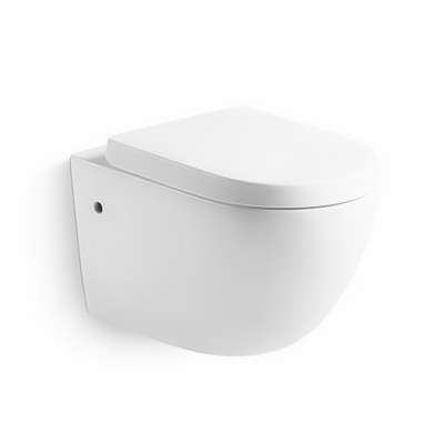 Top quality new style wholesale wc gravity flushing square toilet p-trap washdown ceramic wall hung wc