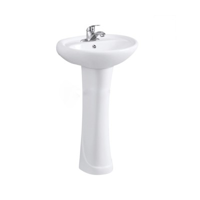 Factory directly new model classical modern unique simple design sanitary ware bathroom pedestal ceramic wash basin