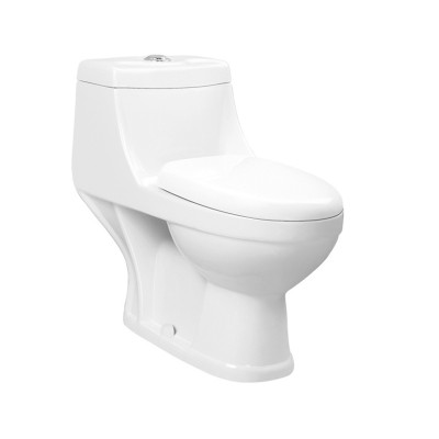 Hot sale toilet WC washdown sanitary ware best price gravity flushing elongated floor mounted one piece toilet